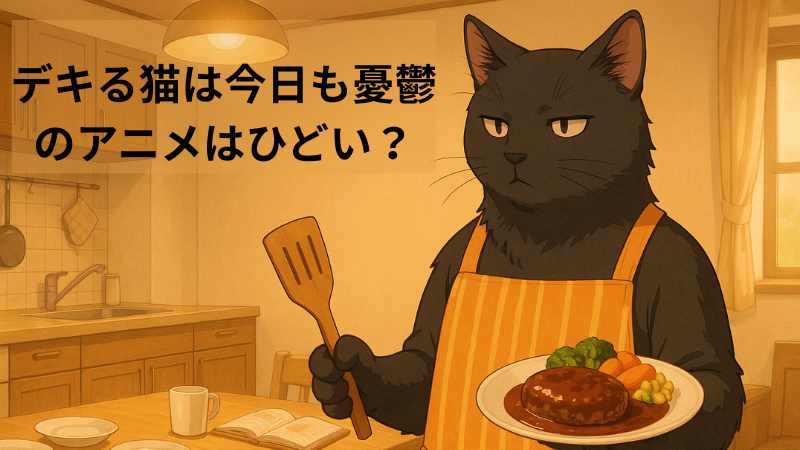 デキる猫は今日も憂鬱 アニメ ひどい