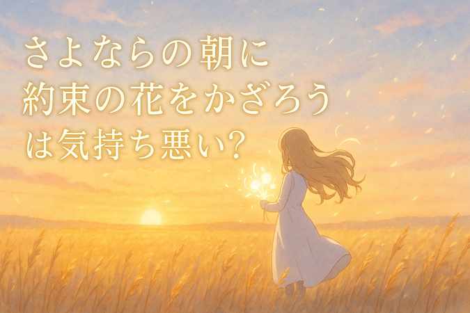 さよならの朝に約束の花をかざろう 気持ち悪い